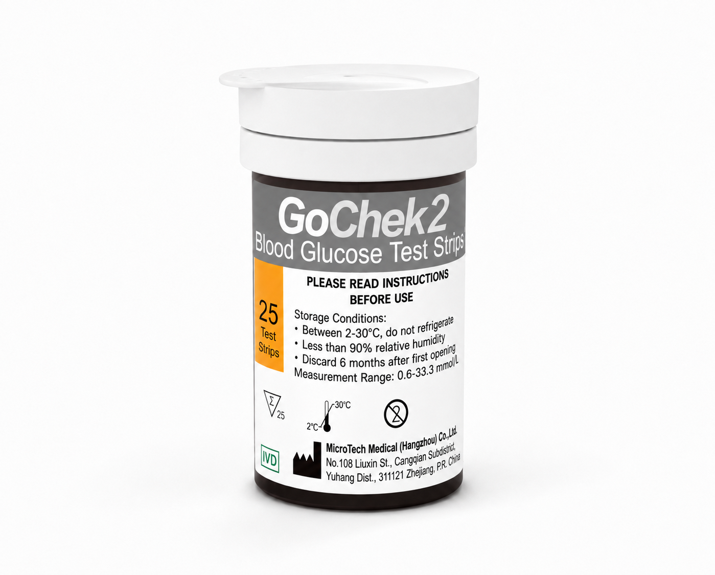 GoChek2 test strip 25